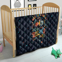Happy to See Your Face Teacher School Supplies Quilt Welcome Back Teacher You Belong Here