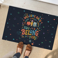 Happy to See Your Face Teacher School Supplies Rubber Doormat Welcome Back Teacher You Belong Here