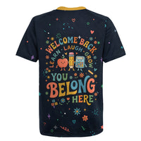 Happy to See Your Face Teacher School Supplies Rugby Jersey Welcome Back Teacher You Belong Here