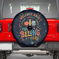 Happy to See Your Face Teacher School Supplies Spare Tire Cover Welcome Back Teacher You Belong Here