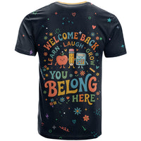 Happy to See Your Face Teacher School Supplies T Shirt Welcome Back Teacher You Belong Here