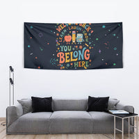 Happy to See Your Face Teacher School Supplies Tapestry Welcome Back Teacher You Belong Here