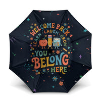 Happy to See Your Face Teacher School Supplies Umbrella Welcome Back Teacher You Belong Here