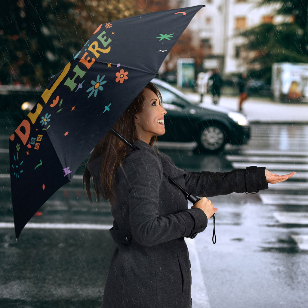 Happy to See Your Face Teacher School Supplies Umbrella Welcome Back Teacher You Belong Here
