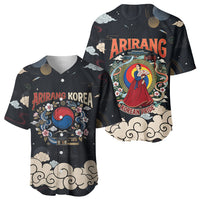 Arirang Korea Pride Baseball Jersey Korean Taegeuk Culture Hanbok Woman Traditional Mugunghwa