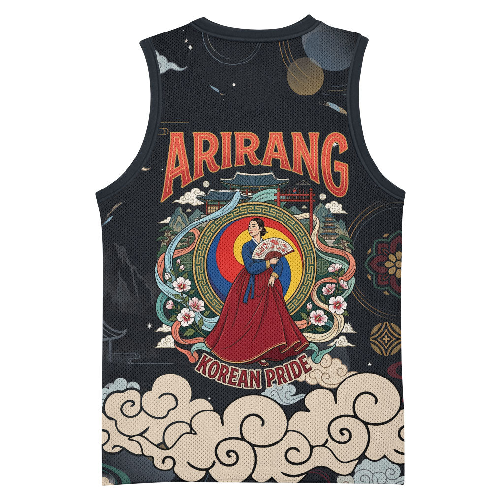 Arirang Korea Pride Basketball Jersey Korean Taegeuk Culture Hanbok Woman Traditional Mugunghwa
