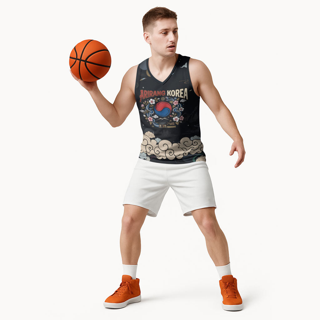 Arirang Korea Pride Basketball Jersey Korean Taegeuk Culture Hanbok Woman Traditional Mugunghwa