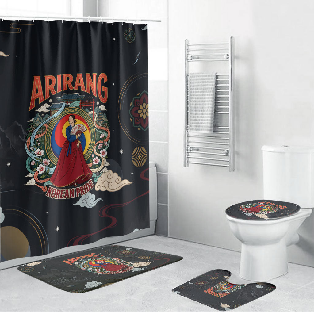 Arirang Korea Pride Bathroom Set Korean Taegeuk Culture Hanbok Woman Traditional Mugunghwa