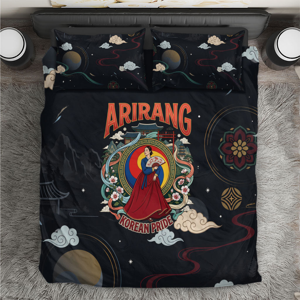 Arirang Korea Pride Bedding Set Korean Taegeuk Culture Hanbok Woman Traditional Mugunghwa