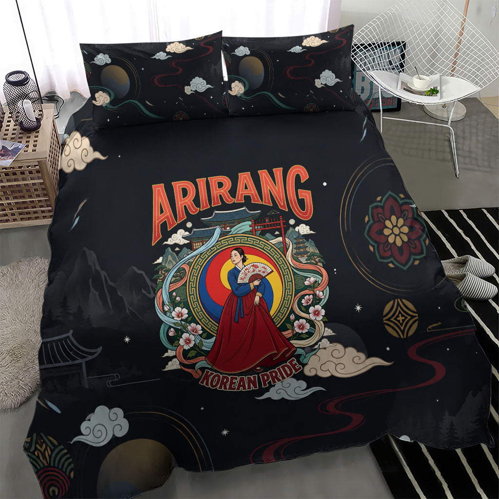 Arirang Korea Pride Bedding Set Korean Taegeuk Culture Hanbok Woman Traditional Mugunghwa