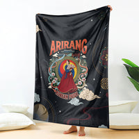 Arirang Korea Pride Blanket Korean Taegeuk Culture Hanbok Woman Traditional Mugunghwa