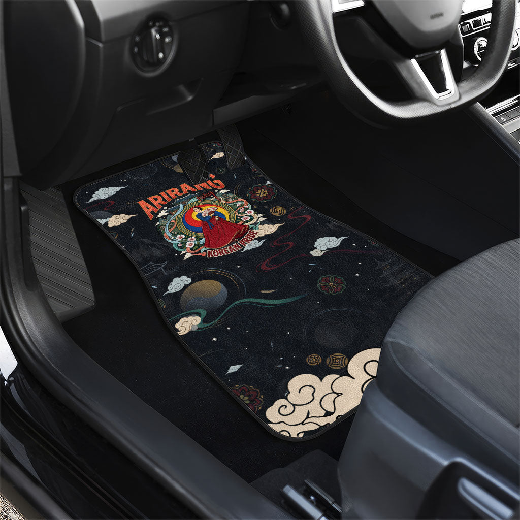 Arirang Korea Pride Car Mats Korean Taegeuk Culture Hanbok Woman Traditional Mugunghwa