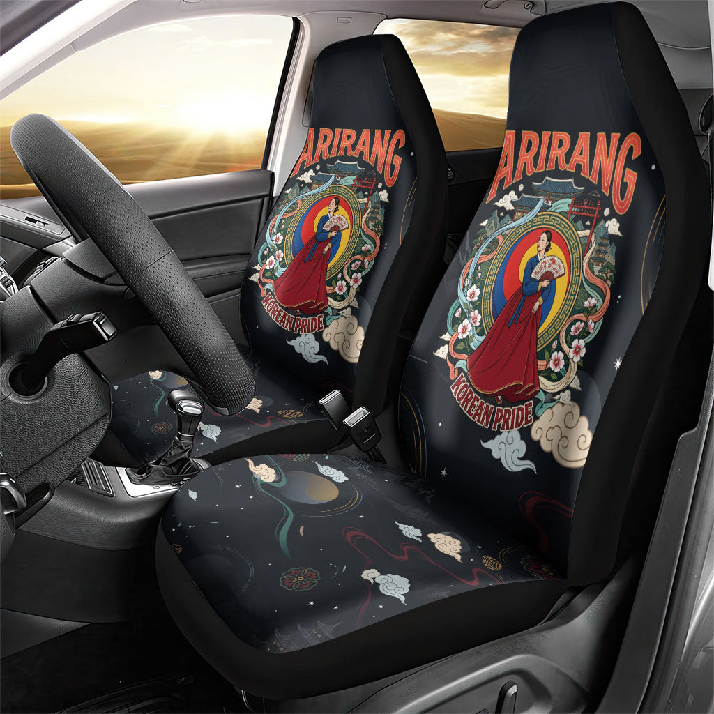 Arirang Korea Pride Car Seat Cover Korean Taegeuk Culture Hanbok Woman Traditional Mugunghwa