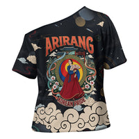 Arirang Korea Pride Cross Shoulder Shirt Korean Taegeuk Culture Hanbok Woman Traditional Mugunghwa
