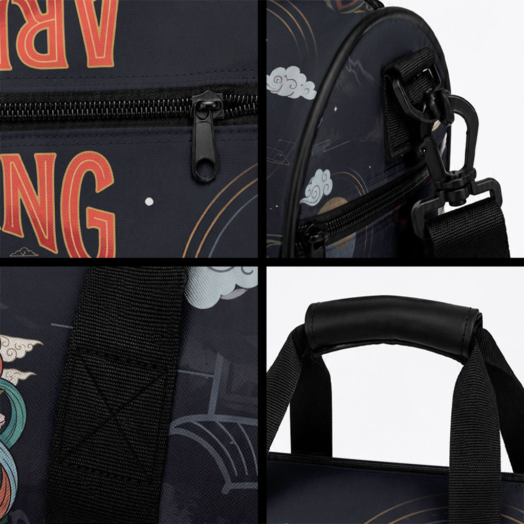 Arirang Korea Pride Duffle Bag Korean Taegeuk Culture Hanbok Woman Traditional Mugunghwa
