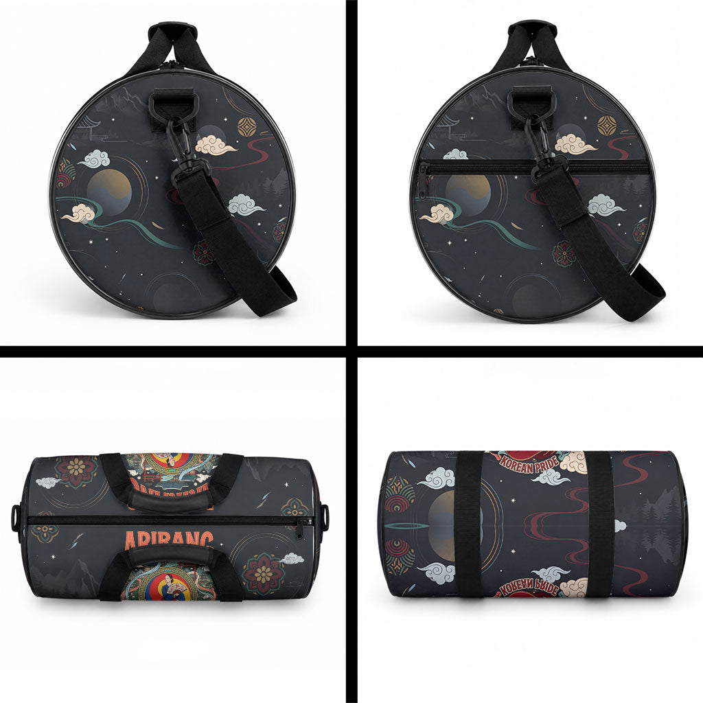 Arirang Korea Pride Duffle Bag Korean Taegeuk Culture Hanbok Woman Traditional Mugunghwa