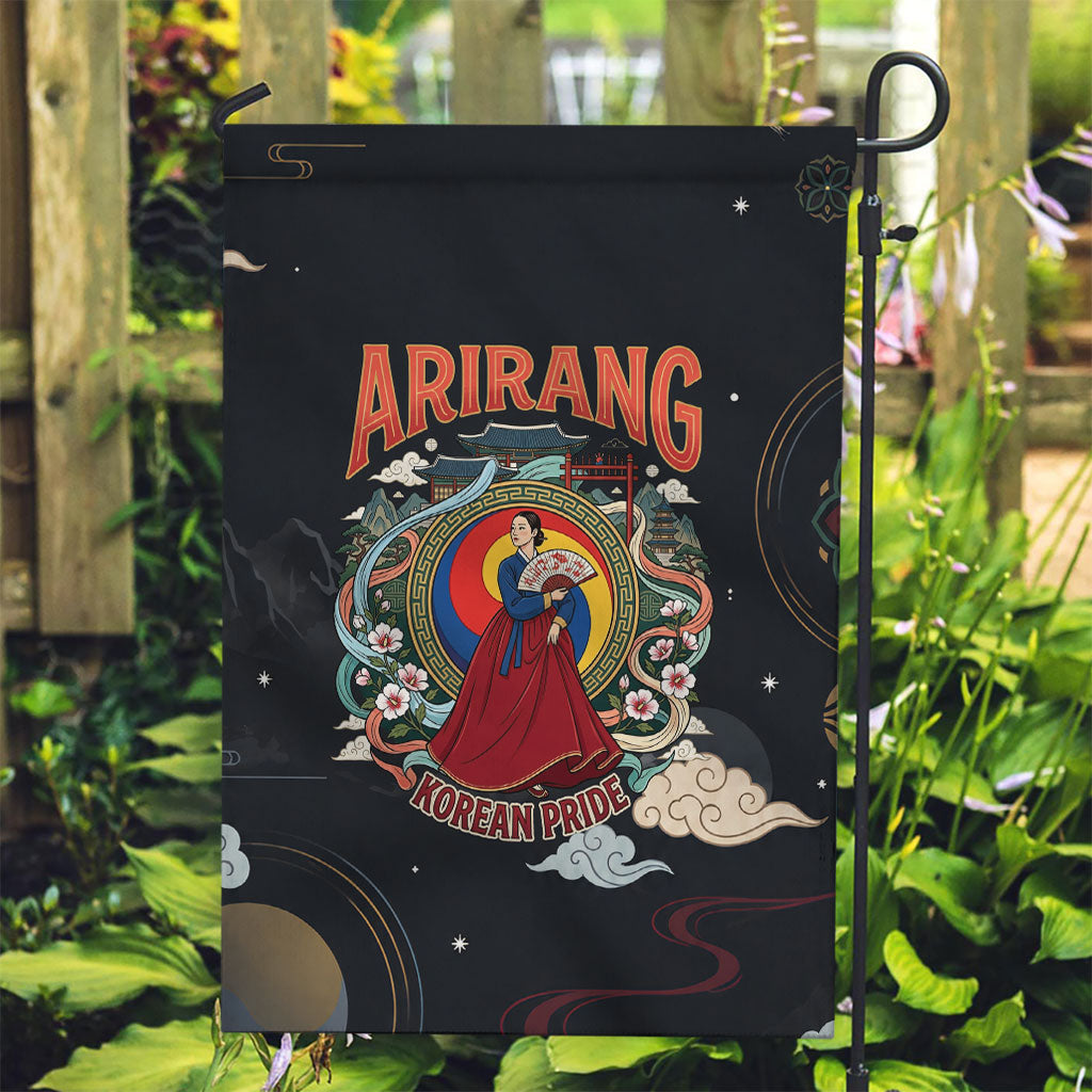 Arirang Korea Pride Garden Flag Korean Taegeuk Culture Hanbok Woman Traditional Mugunghwa