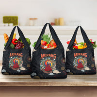 Arirang Korea Pride Grocery Bag Korean Taegeuk Culture Hanbok Woman Traditional Mugunghwa