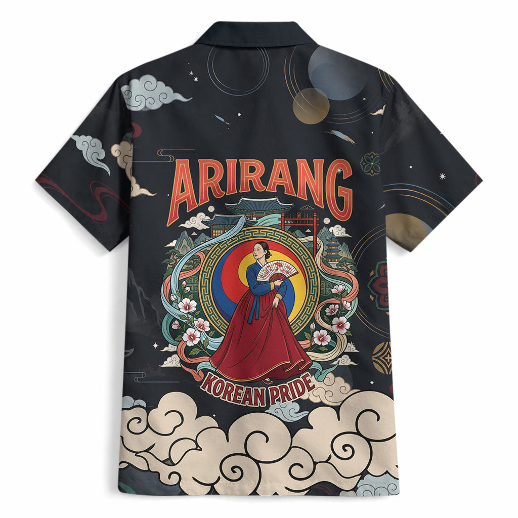 Arirang Korea Pride Hawaiian Shirt Korean Taegeuk Culture Hanbok Woman Traditional Mugunghwa