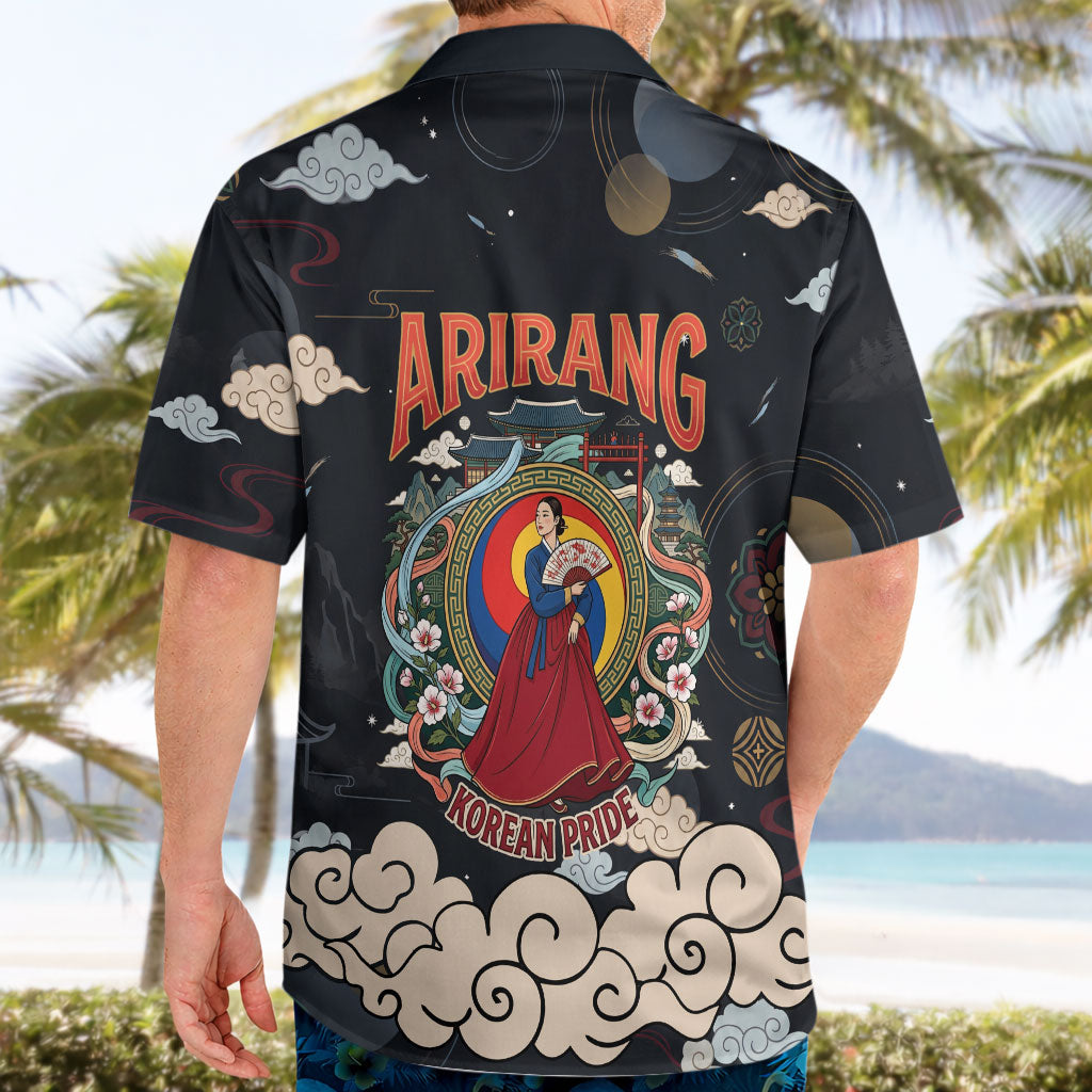Arirang Korea Pride Hawaiian Shirt Korean Taegeuk Culture Hanbok Woman Traditional Mugunghwa