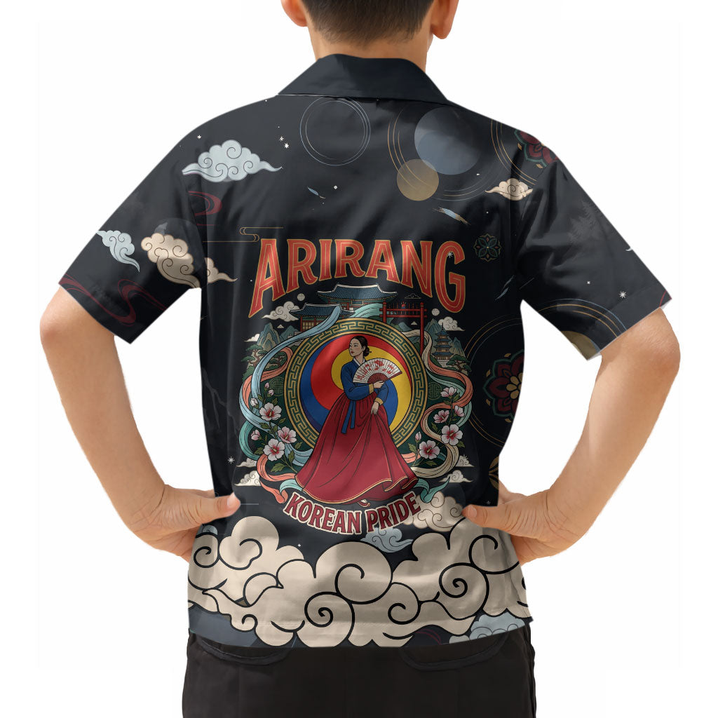 Arirang Korea Pride Hawaiian Shirt Korean Taegeuk Culture Hanbok Woman Traditional Mugunghwa