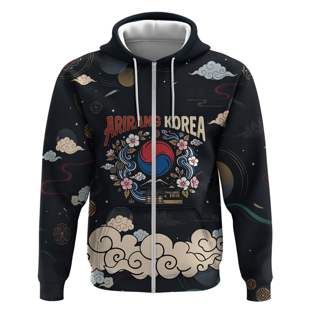 Arirang Korea Pride Hoodie Korean Taegeuk Culture Hanbok Woman Traditional Mugunghwa