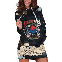 Arirang Korea Pride Hoodie Dress Korean Taegeuk Culture Hanbok Woman Traditional Mugunghwa