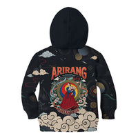 Arirang Korea Pride Kid Hoodie Korean Taegeuk Culture Hanbok Woman Traditional Mugunghwa