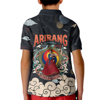 Arirang Korea Pride Kid Polo Shirt Korean Taegeuk Culture Hanbok Woman Traditional Mugunghwa