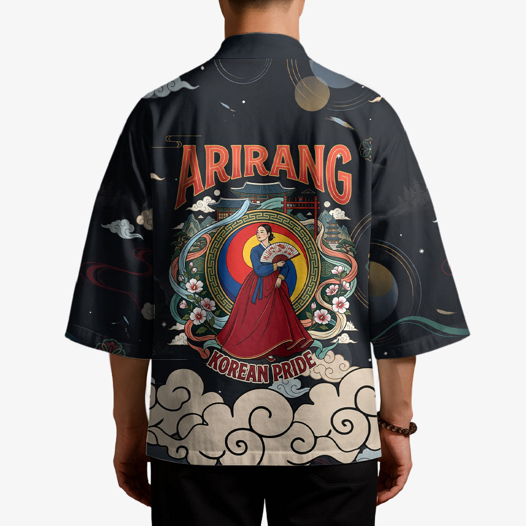 Arirang Korea Pride Kimono Korean Taegeuk Culture Hanbok Woman Traditional Mugunghwa