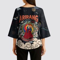 Arirang Korea Pride Kimono Sleeve Blouse Korean Taegeuk Culture Hanbok Woman Traditional Mugunghwa