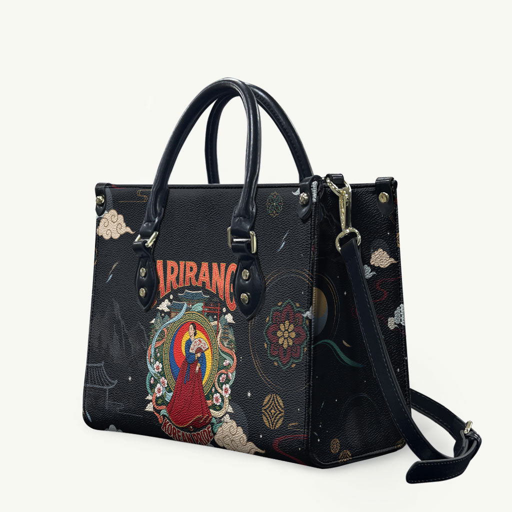 Arirang Korea Pride Leather Bag Korean Taegeuk Culture Hanbok Woman Traditional Mugunghwa
