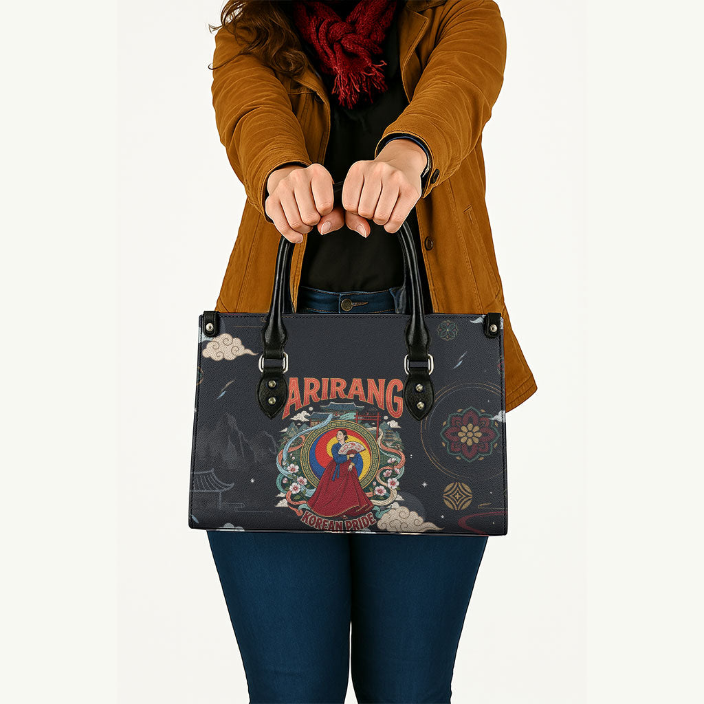 Arirang Korea Pride Leather Bag Korean Taegeuk Culture Hanbok Woman Traditional Mugunghwa