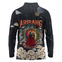 Arirang Korea Pride Long Sleeve Polo Shirt Korean Taegeuk Culture Hanbok Woman Traditional Mugunghwa