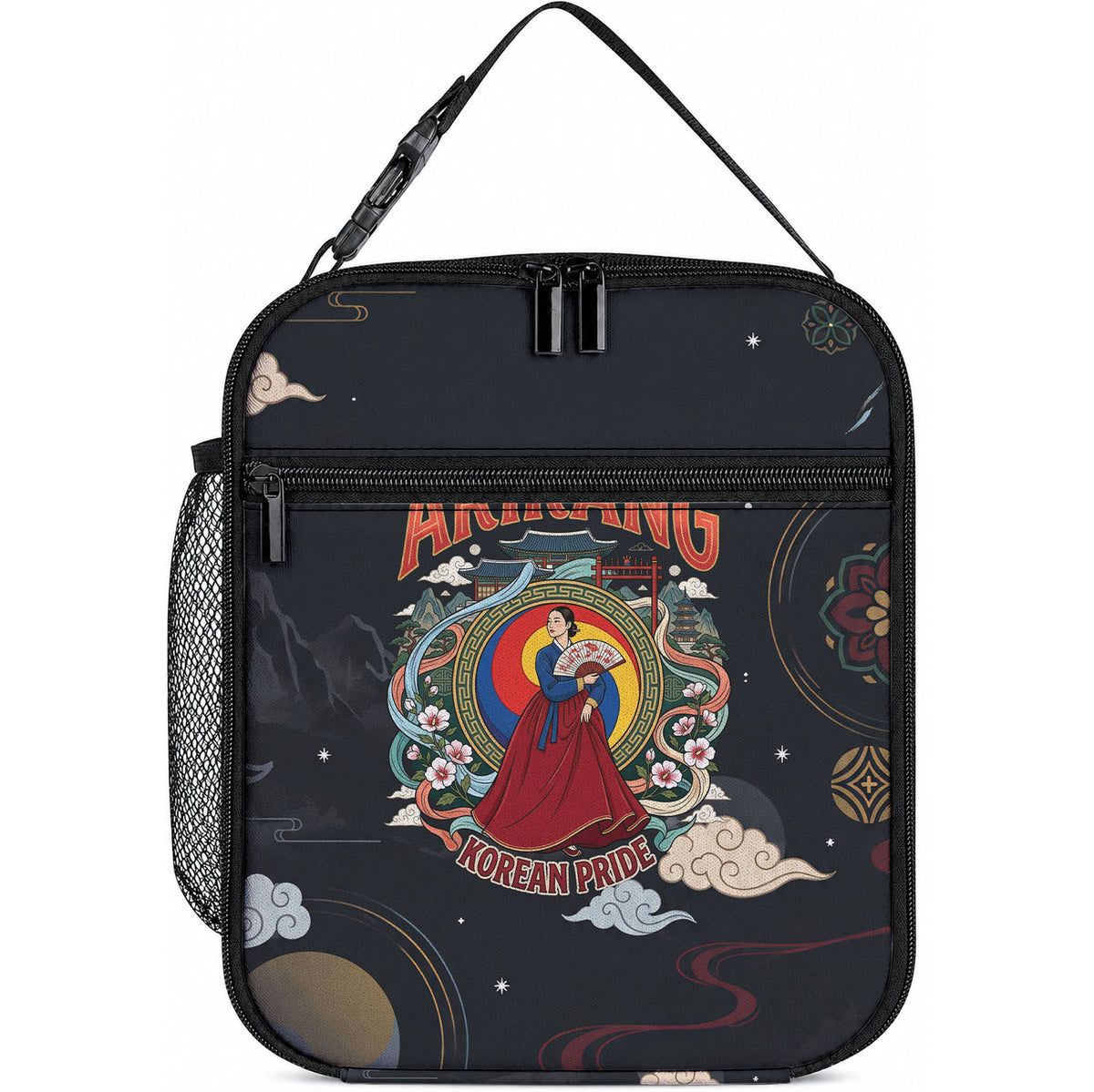 Arirang Korea Pride Lunch Bag Korean Taegeuk Culture Hanbok Woman Traditional Mugunghwa
