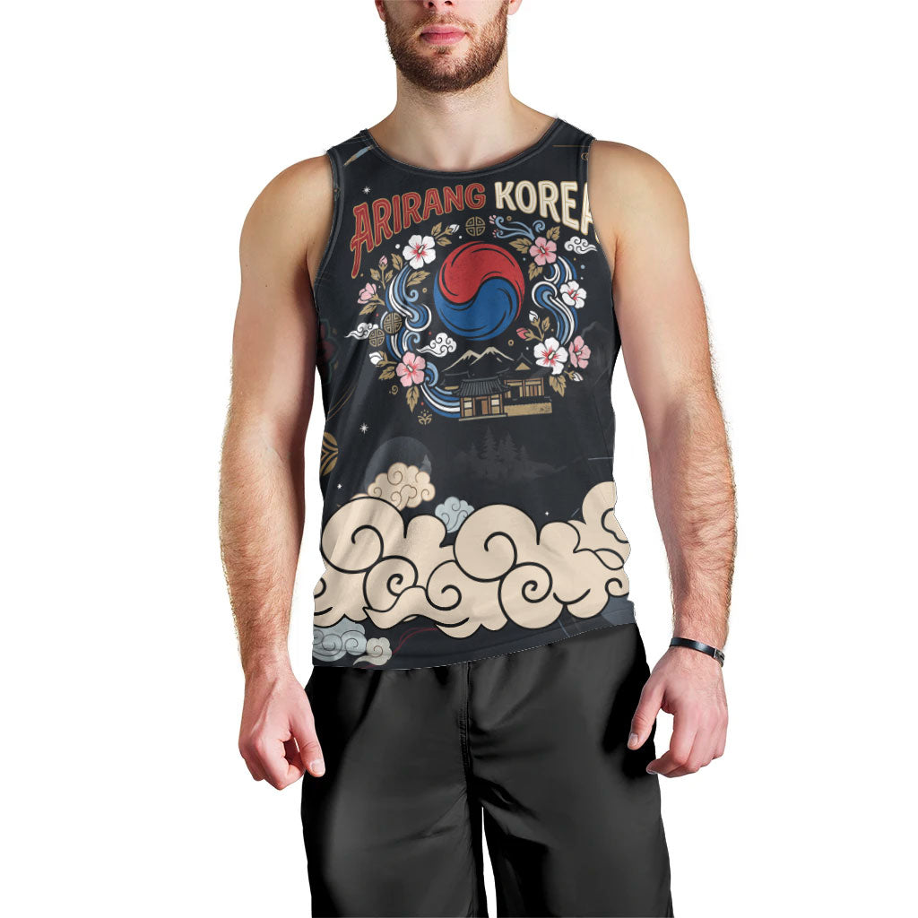 Arirang Korea Pride Men Tank Top Korean Taegeuk Culture Hanbok Woman Traditional Mugunghwa