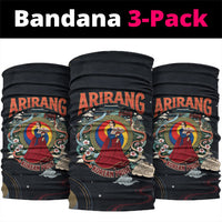 Arirang Korea Pride Neck Gaiter Korean Taegeuk Culture Hanbok Woman Traditional Mugunghwa