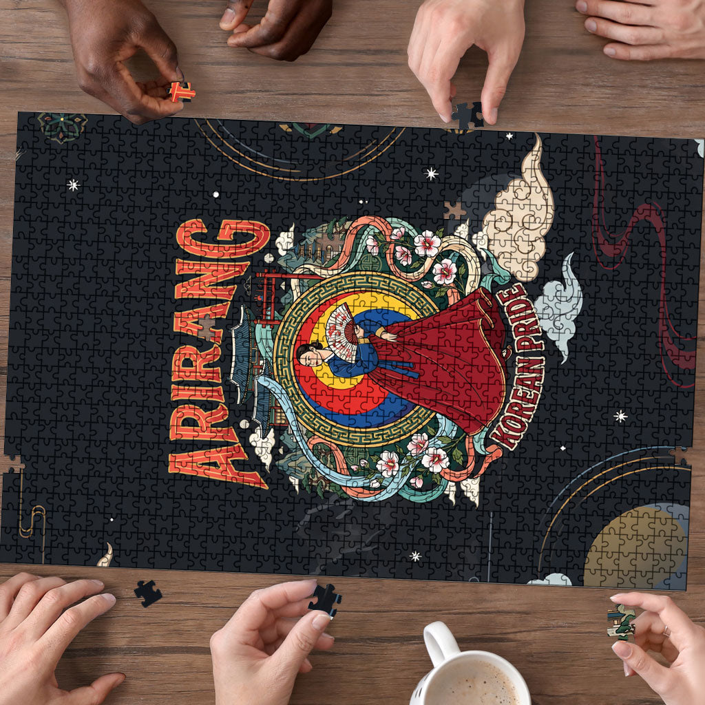 Arirang Korea Pride Puzzle Korean Taegeuk Culture Hanbok Woman Traditional Mugunghwa