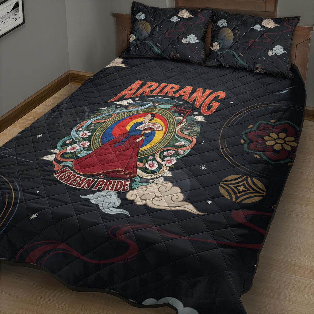 Arirang Korea Pride Quilt Bed Set Korean Taegeuk Culture Hanbok Woman Traditional Mugunghwa