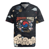 Arirang Korea Pride Rugby Jersey Korean Taegeuk Culture Hanbok Woman Traditional Mugunghwa