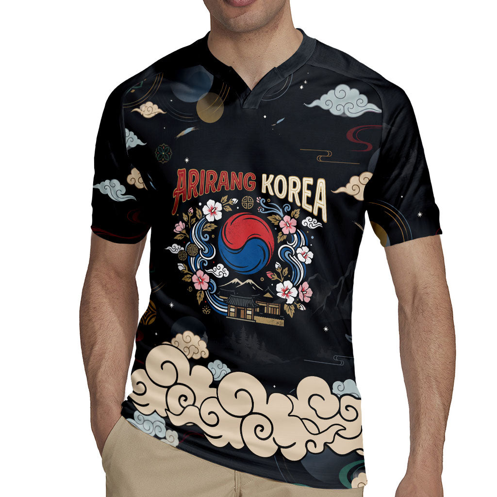 Arirang Korea Pride Rugby Jersey Korean Taegeuk Culture Hanbok Woman Traditional Mugunghwa