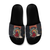 Arirang Korea Pride Slide Sandals Korean Taegeuk Culture Hanbok Woman Traditional Mugunghwa