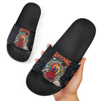 Arirang Korea Pride Slide Sandals Korean Taegeuk Culture Hanbok Woman Traditional Mugunghwa
