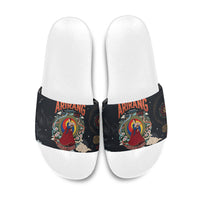 Arirang Korea Pride Slide Sandals Korean Taegeuk Culture Hanbok Woman Traditional Mugunghwa