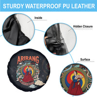 Arirang Korea Pride Spare Tire Cover Korean Taegeuk Culture Hanbok Woman Traditional Mugunghwa