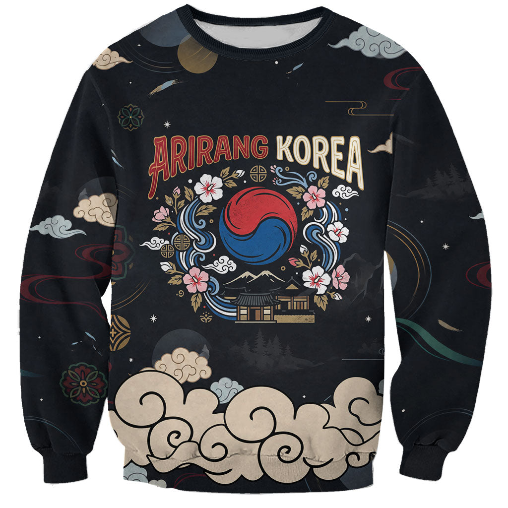 Arirang Korea Pride Sweatshirt Korean Taegeuk Culture Hanbok Woman Traditional Mugunghwa