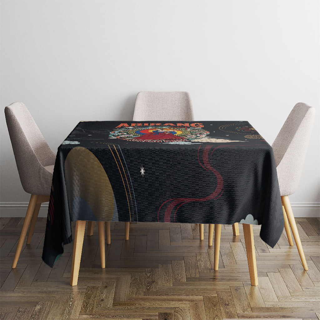 Arirang Korea Pride Tablecloth Korean Taegeuk Culture Hanbok Woman Traditional Mugunghwa