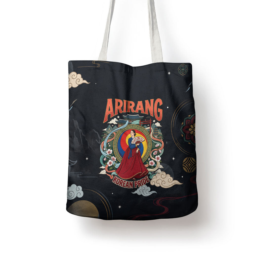 Arirang Korea Pride Tote Bag Korean Taegeuk Culture Hanbok Woman Traditional Mugunghwa