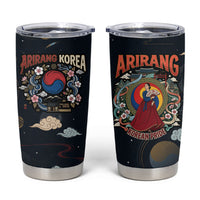Arirang Korea Pride Tumbler Cup Korean Taegeuk Culture Hanbok Woman Traditional Mugunghwa