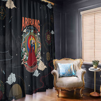 Arirang Korea Pride Window Curtain Korean Taegeuk Culture Hanbok Woman Traditional Mugunghwa